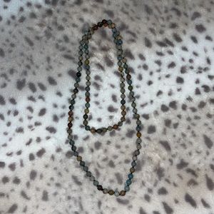 long beaded necklace